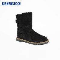 BIRKENSTOCK秋冬时尚潮流女靴Uppsala Shearling系列 黑色窄版1020658 39