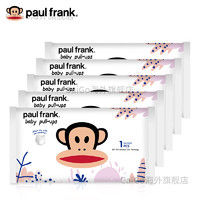 大嘴猴（paul frank）纸尿裤婴儿拉拉裤透气尿不湿秋冬 L- 拉拉裤L码5片 4片