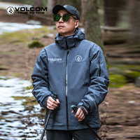 VOLCOM 钻石户外三合一防水羽绒内胆硬壳冲锋衣冬季外套