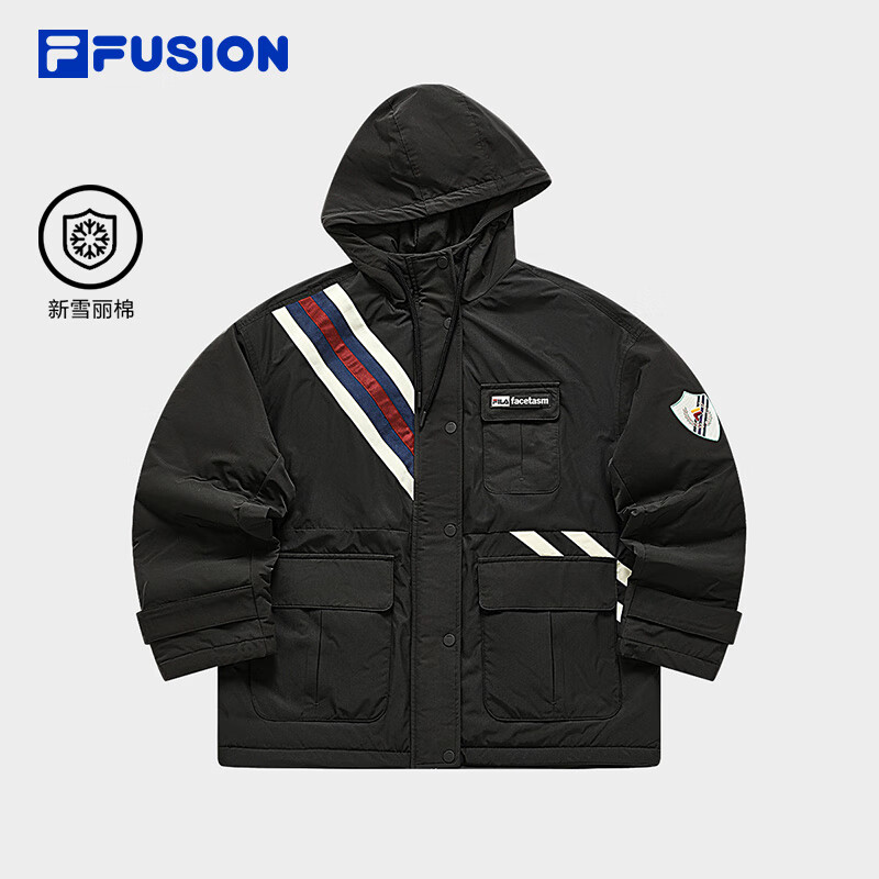 FILA FUSION x FACETASM斐乐潮牌棉服女2024春季