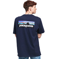 巴塔哥尼亞 P-6 Logo夏季男士經典混紡短袖T恤38504