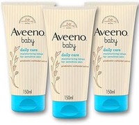 Aveeno 艾惟诺 婴儿日常护理24小时保湿乳液，150ml，3瓶装，包装随机