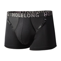Holelong 活力龙 平角内裤 升级版黑色 XXL