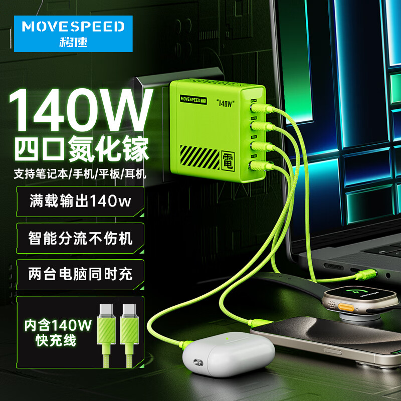 MOVE SPEED 移速 65W氮化镓充电器