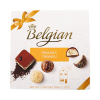 Belgian 白丽人 比利时 提拉米苏巧克力200g 圣诞元旦礼盒 提拉米苏
