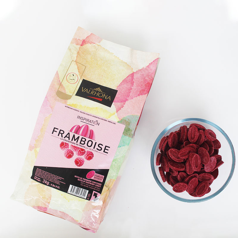 法芙娜灵感系列草莓百香果扁桃仁覆盆子柚子巧克力100g装烘焙甜品