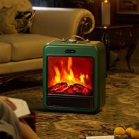 奥戈那 3D仿真动态火焰暖风机速热取暖器欧式壁炉家用小型电暖器
