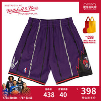 Mitchell&Ness Mitchellness猛龙队98-99年SW复古球裤MN休闲篮球运动短裤BF风
