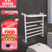 科勒（KOHLER）电加热毛巾架安得适白色卫生间浴室电加热烘干毛巾架K-29354T-0 29354T-0白色电热毛巾架