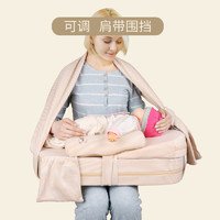 阿兰贝尔喂奶哺乳枕头婴儿喂奶枕坐月子抱娃护腰防吐奶垫婴儿喂乳枕 彩棉款