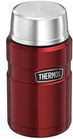 THERMOS 膳魔師 不銹鋼大號食物燒瓶, 紅色, 710 ml