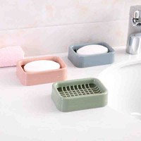 MI SHUO 芈硕 创意网格沥水肥皂盒塑料香皂盒