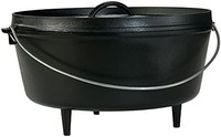 LODGE 洛极 Deep Camp Dutch Oven 黑色 10 qt