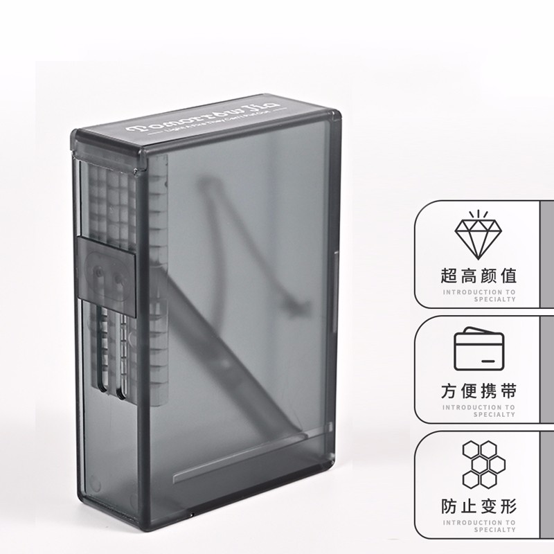 瑞兰克（RLANC）磁吸不锈钢金属烟盒细烟专用