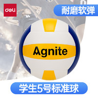 Agnite 安格耐特 得力学生训练排球 5号PVC教学校园排球 F1251