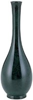 碧然德 竹中銅器 花器 青銅色 寬6.46.4X高18.4cm 銅制花瓶 鶴首 6號 青銅色 106-6