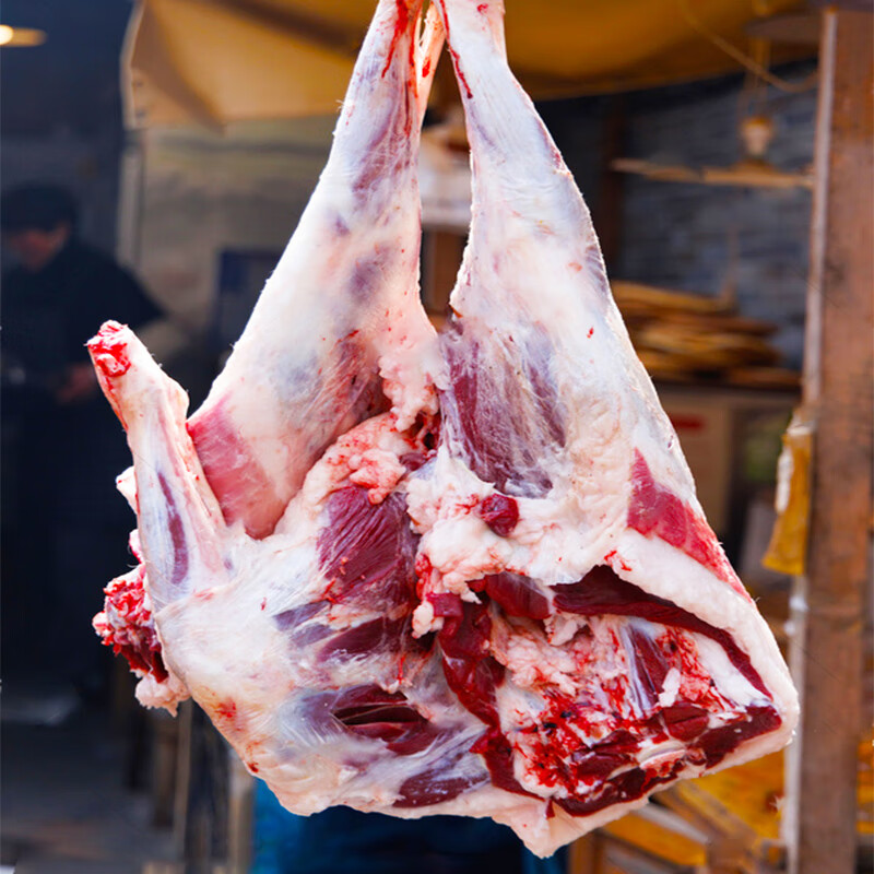 桂云山 羊肉 羊腿肉(切块) 净重1.25kg