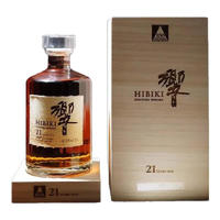 白州（Hakushu）行货 单一麦芽威士忌 日本三得利洋酒 礼盒装700ml 响和风醇韵21年 匠心100周年