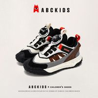 ABCKIDS 加绒儿童鞋子女童保暖时尚男童中大童运动鞋冬