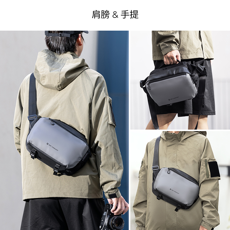 K&F CONCEPT 卓尔 KFCONCEPT卓尔相机包单肩胸包摄影包富士微单xs20保护套数码相机斜跨包旅行骑行通勤收纳包配件佳能R8r50背包