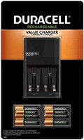 DURACELL 金霸王 電池充電器,帶可充電AA(6 件裝) 和 AAA (2 件裝)