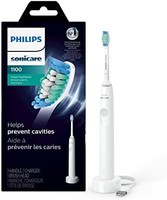 PHILIPS 飛利浦 Sonicare 1100 電動牙刷，充電式電動牙刷，白灰色 HX3641/02