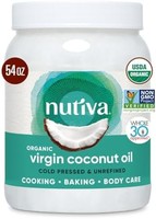 nutiva 冷榨初榨椰子油，54盎司/1.6升