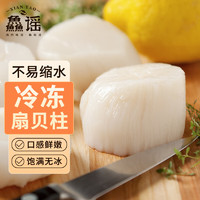 XIAN YAO 鱻謠 新鮮扇貝柱凈重500g 大號瑤柱 鮮貝帶子肉 生鮮貝類 海鮮