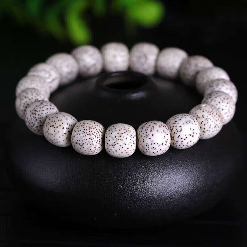 豆蔻时光精品12x11mm海南星月菩提子手串高抛老型桶佛珠念珠手链男女士款
