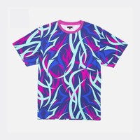 CLOT 凝结集团 ALIENEGRA荆棘系列 紫荆棘印花短袖T恤