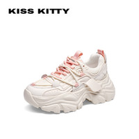 Kiss Kitty KISSKITTY2024年春季轻便老爹鞋运动休闲鞋甜酷厚底增高鞋