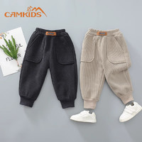 CAMKIDS 男童裤子加绒秋冬宝宝pp裤小童冬季大屁屁裤婴儿棉裤加厚