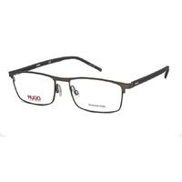 Demo Rectangular Men's Eyeglasses HG 1026 0R80 56