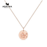 AGATHA 瑷嘉莎项链女气质新年硬币鼠锁骨链本命年新款