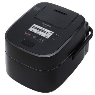 松下（Panasonic）【海外】全发热6段式IH高产热蓄热蒸汽变压 IH 罐电饭煲 (电压100V需变压器) SR-VSX181-K 黑色 5L