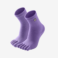Keep瑜伽袜防滑专业女运动普拉提袜子五趾袜 紫色 基础款