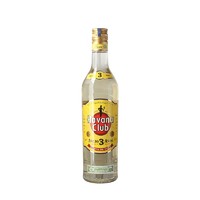 Havana Club 哈瓦那俱乐部 古巴原装进口洋酒Havana Club 哈瓦那俱乐部朗姆酒 烘焙 鸡尾酒调酒 哈瓦那3年