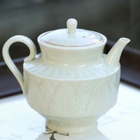 意叁手工仿宋定窑中式复古家用客厅南风芭蕉茶壶整套茶具套装