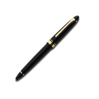 SAILOR 写乐 日本写乐 钢笔标准鱼雷系列LIGHT学生钢笔馈赠礼品成人练字礼物 1038黑杆金夹14K MF+吸墨器