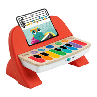 Hape 德国Hape13键儿童玩具小钢琴电子可弹奏1个木质电子琴音乐玩具