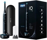 Oral-B 歐樂-B 歐樂B iO 系列 10 電動牙刷，7 種牙齒護理刷牙模式，iOSense，彩色顯示屏，充電旅行盒，博朗設計