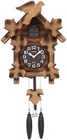 RHYTHM 鐘表 掛鐘 日本制造 木制 棕色 54.0（不含擺錘)）x 30.5 x 16.5cm R 4MJ234RH06