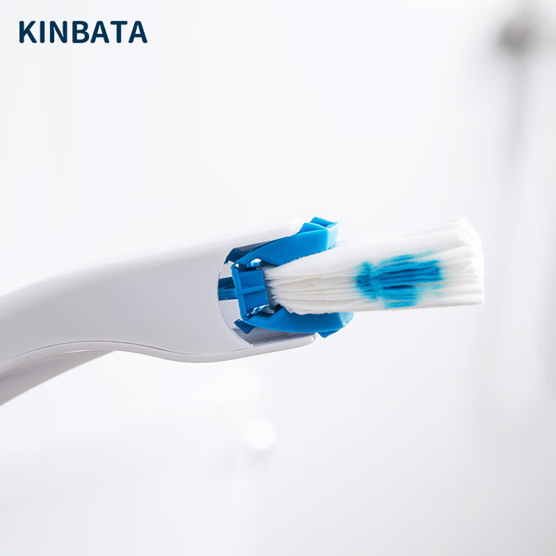 KINBATA 日本一次性马桶刷头可冲式自带清洁剂即用即冲替换清洁刷头12枚