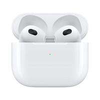 APPLE苹果 AirPods (第三代) 配闪电充电盒 无线蓝牙耳机 适用iPhone/iPad/Apple Watch MPNY3CH/A