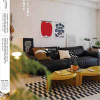 青山美宿 原創設計 羅馬的客廳 進口羊毛中古風棋盤格地毯臥室