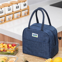 Glasslock保温袋包手提饭盒包便当包男女手拎包手提包便携包 蓝色包包GL39(带贴袋