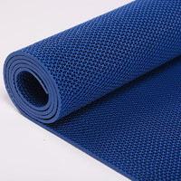 DIYIN 迪茵 防滑垫镂空脚垫塑料门垫门口地垫子 特厚加密5.0mm蓝2.0米宽1米长