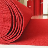 DIYIN 迪茵 红地毯一次性婚庆礼开业门口楼梯红毯 约7mm厚2米宽10米长 定制