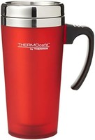 THERMOS 膳魔师 ThermoCafé 187122 软触摸旅行杯,红色,420毫升