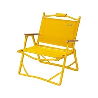 Coleman 科勒曼 火場可折叠椅子 亚马逊限定黄色 紧凑 户外